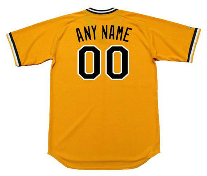 Pittsburgh Pirates Cooperstown Name Number MLB jersey front view