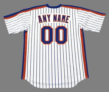 New York Mets 1980s Cooperstown Name Number MLB jersey front view