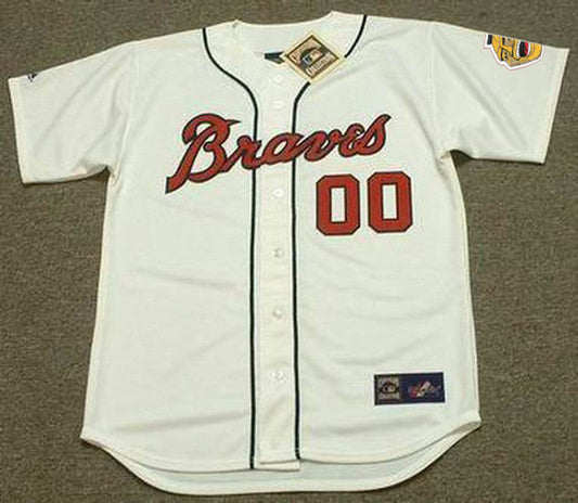 Milwaukee Braves 1960S Cooperstown Custom Name Number Stitched Jersey jersey front view