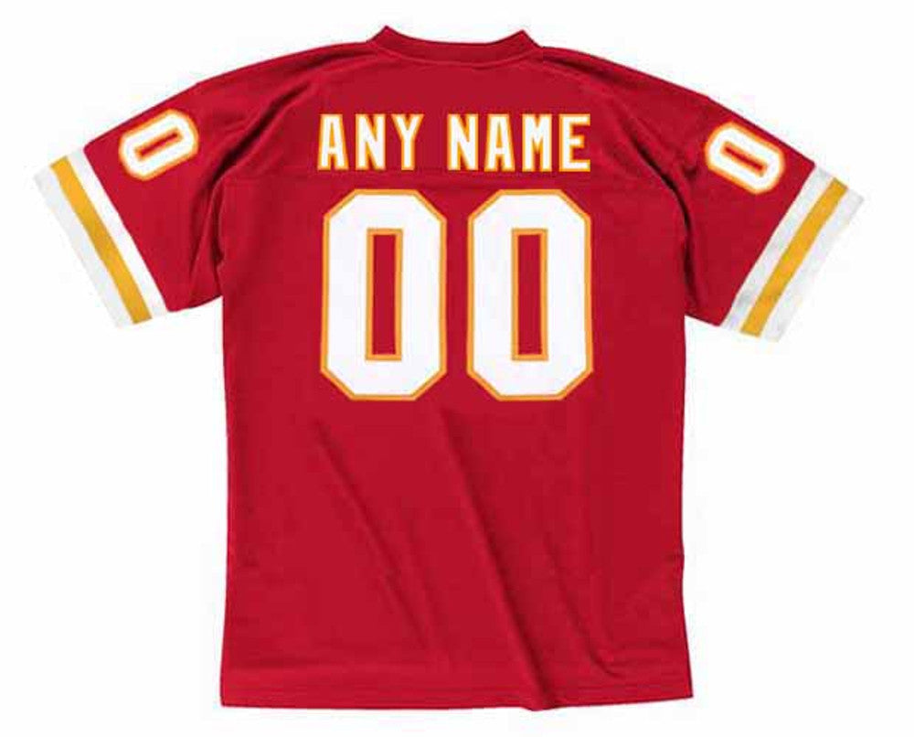 Kansas City Chiefs 1980s Name Number NFL jersey front view