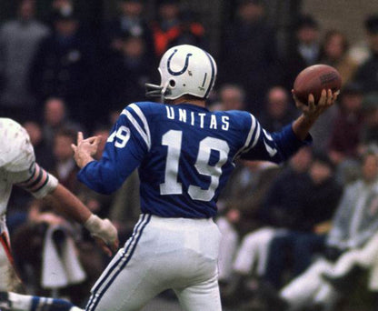 Baltimore Colts 1970S Throwback Home Nfl Jersey Custom Name Number jersey front view