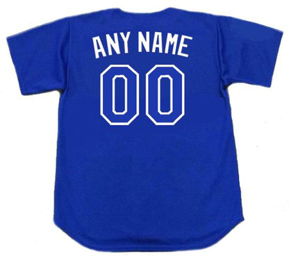 Los Angeles Dodgers Name Number MLB jersey front view