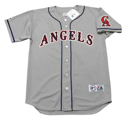 California Angels 1990S Throwback Away Baseball Stitched Jersey jersey front view