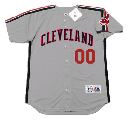 Cleveland Indians 1990s Name Number MLB jersey front view