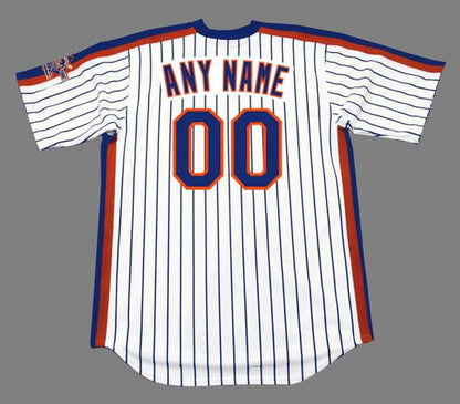New York Mets Cooperstown Name Number MLB jersey front view