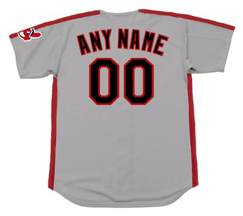 Cleveland Indians 1990s Name Number MLB jersey front view