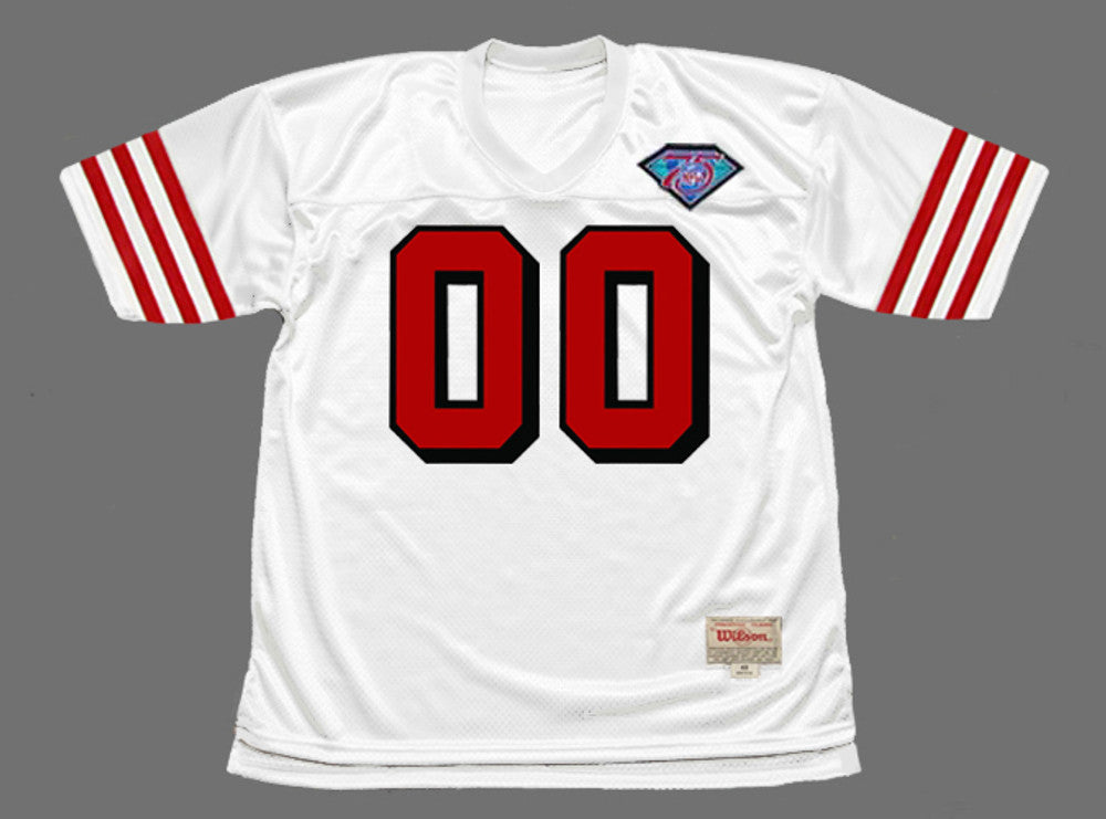 San Francisco 49ers Name Number NFL jersey front view