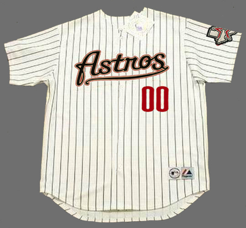 Houston Astros Name Number MLB jersey front view