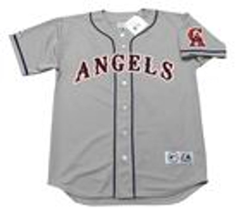 California Angels 1990S Throwback Away Baseball Stitched Jersey jersey front view