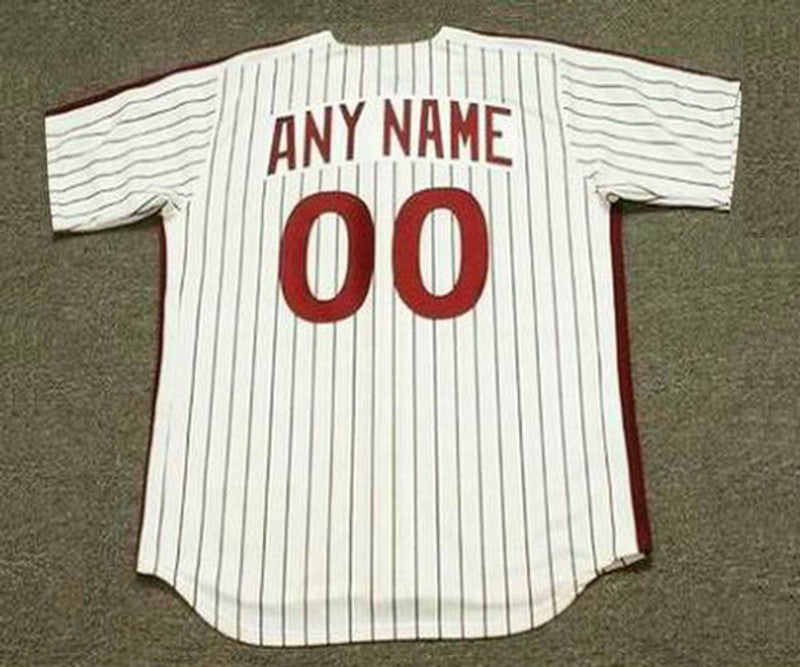 Philadelphia Phillies 1980s Cooperstown Name Number MLB jersey front view