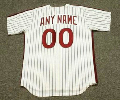 Philadelphia Phillies 1980s Cooperstown Name Number MLB jersey front view