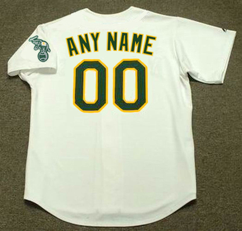 Oakland Athletics 2000s Name Number MLB jersey front view