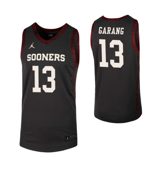 Anyang Garang College Basketball Jersey Anthracite Oklahoma Sooners | Stitched Jersey RTJS 5738