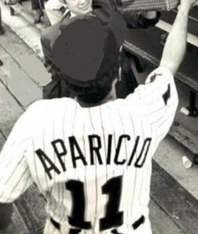 Chicago White Sox Luis Aparicio 1960s MLB jersey front view