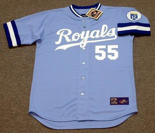 KA KCR 1989 Cooperstown Away Baseball Stitched Jersey, Vintage Baseball Jersey, Retro Sewn Jersey
