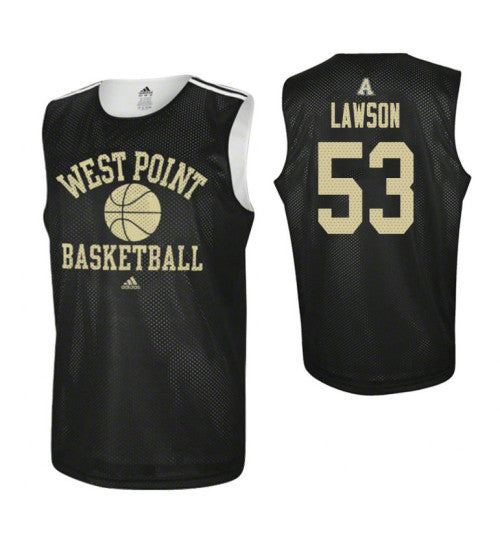 Army Black Knights 53 Lance Lawson Practice College Basketball Jersey Black | Stitched Jersey RTJS 5415