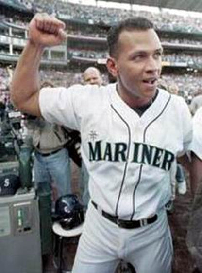 Seattle Mariners Alex Rodriguez MLB jersey front view