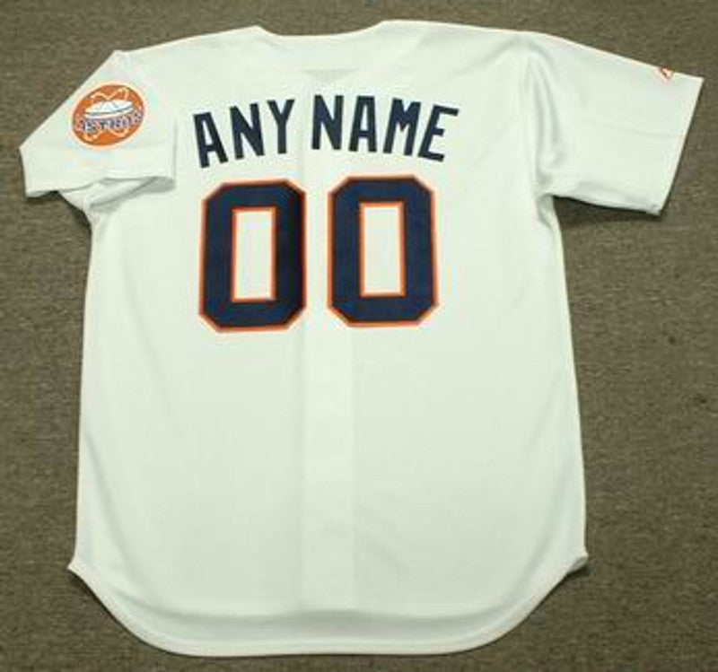 Houston Astros 1960s Cooperstown Any Name Number MLB jersey front view
