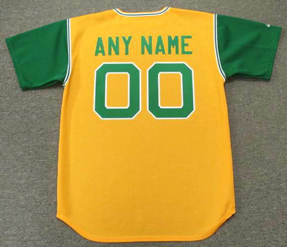 Oakland Athletics Cooperstown Name Number MLB jersey front view