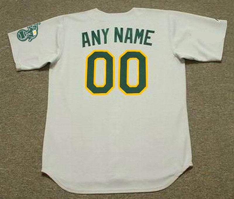 Oakland Athletics 1990s Name Number MLB jersey front view