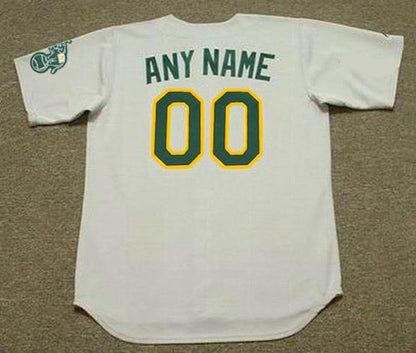 Oakland Athletics 1990s Name Number MLB jersey front view