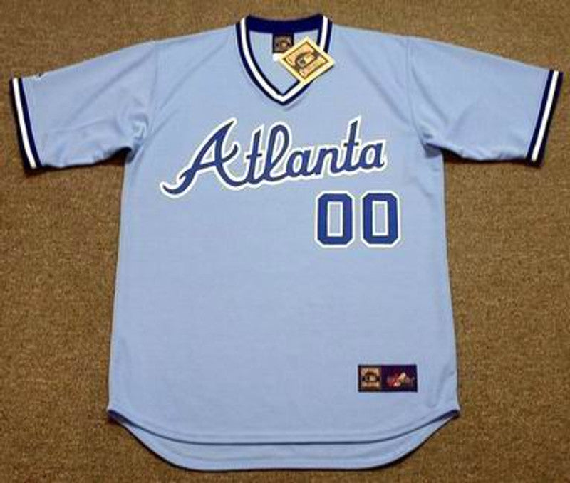 Atlanta Braves 1980s MLB jersey front view