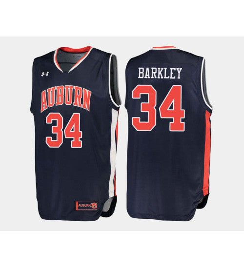 Auburn Tigers 34 Charles Barkley Navy Road College Basketball Jersey | Stitched Jersey RTJS 5399