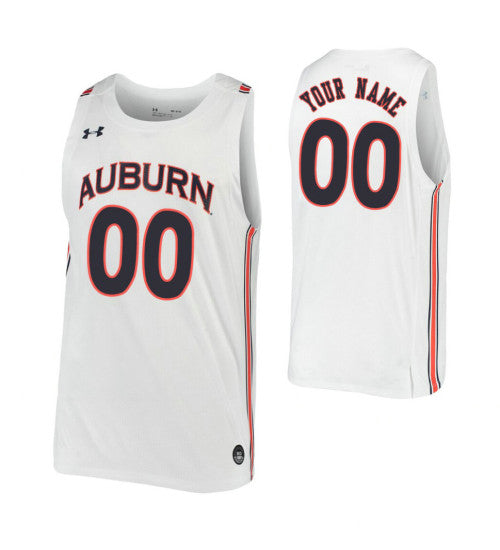 Auburn Tigers Custom Jersey White stitched baseball jersey for game day fanwear