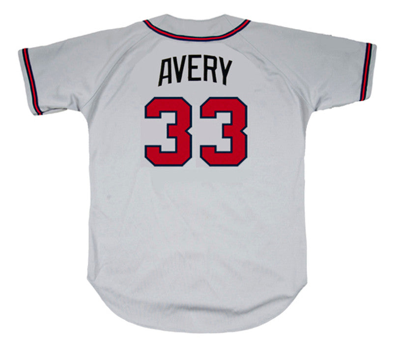 Atlanta Braves Steve Avery MLB jersey front view