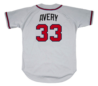 Atlanta Braves Steve Avery MLB jersey front view