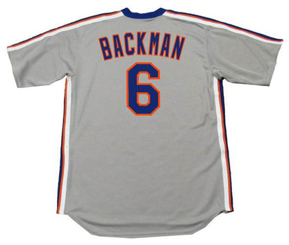 WB NYM 1987 Cooperstown Away Baseball Stitched Jersey, Vintage Baseball Jersey, Retro Sewn Jersey