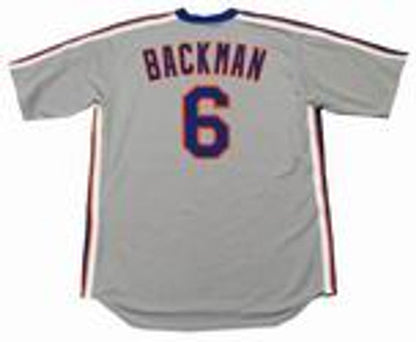 WB NYM 1987 Cooperstown Away Baseball Stitched Jersey, Vintage Baseball Jersey, Retro Sewn Jersey