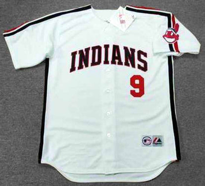 Cleveland Indians Carlos Baerga MLB jersey front view