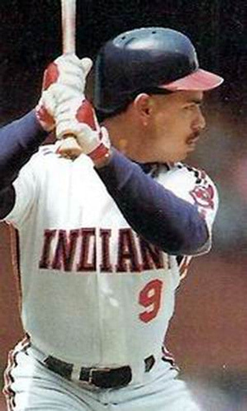 Cleveland Indians Carlos Baerga MLB jersey front view