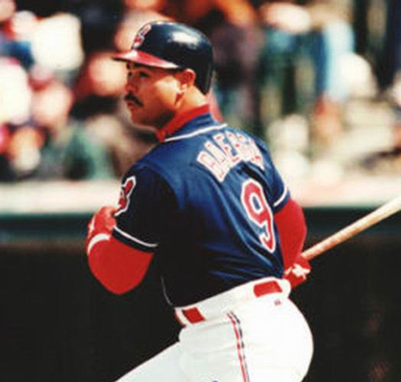 Cleveland Indians Carlos Baerga MLB jersey front view