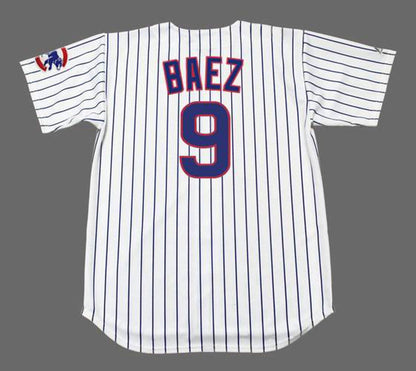 Chicago Cubs Javier Baez MLB jersey front view