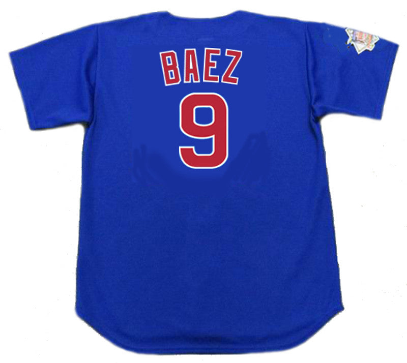 Chicago Cubs Javier Baez MLB jersey front view