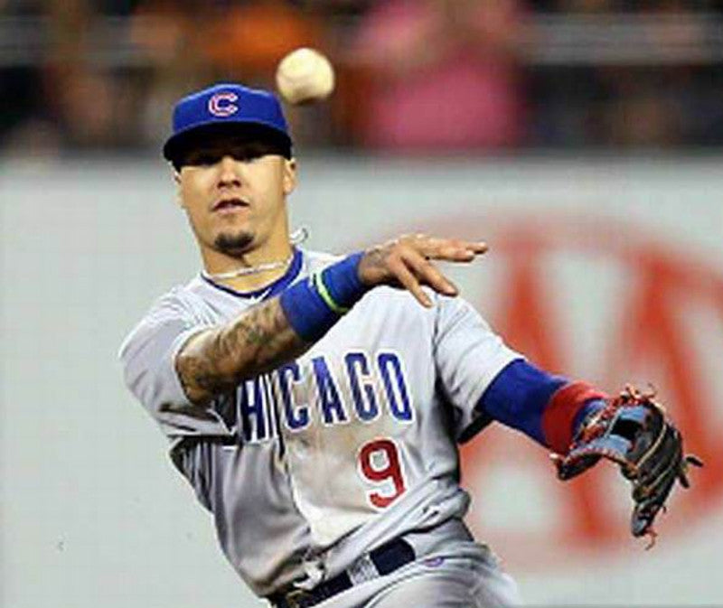 Chicago Cubs Javier Baez MLB jersey front view