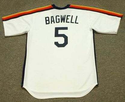Houston Astros Jeff Bagwell Cooperstown MLB jersey front view