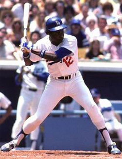 Los Angeles Dodgers Dusty Baker Cooperstown MLB jersey front view