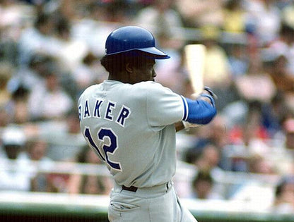 Los Angeles Dodgers Dusty Baker MLB jersey front view
