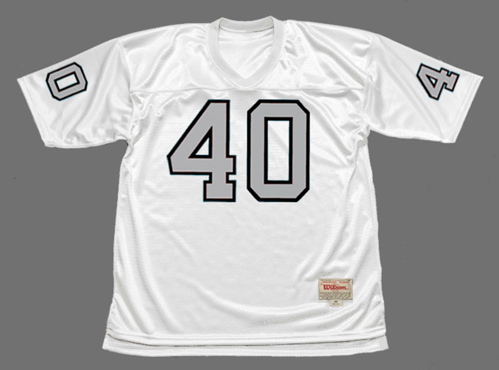 Oakland Raiders Pete Banaszak NFL jersey front view