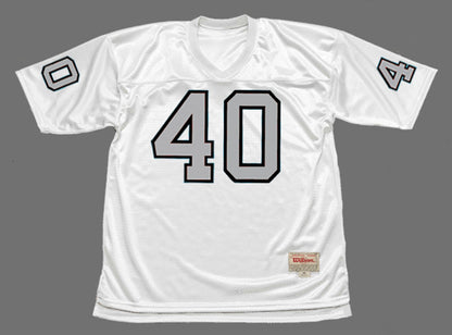 Oakland Raiders Pete Banaszak NFL jersey front view