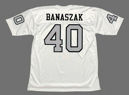 Oakland Raiders Pete Banaszak NFL jersey front view