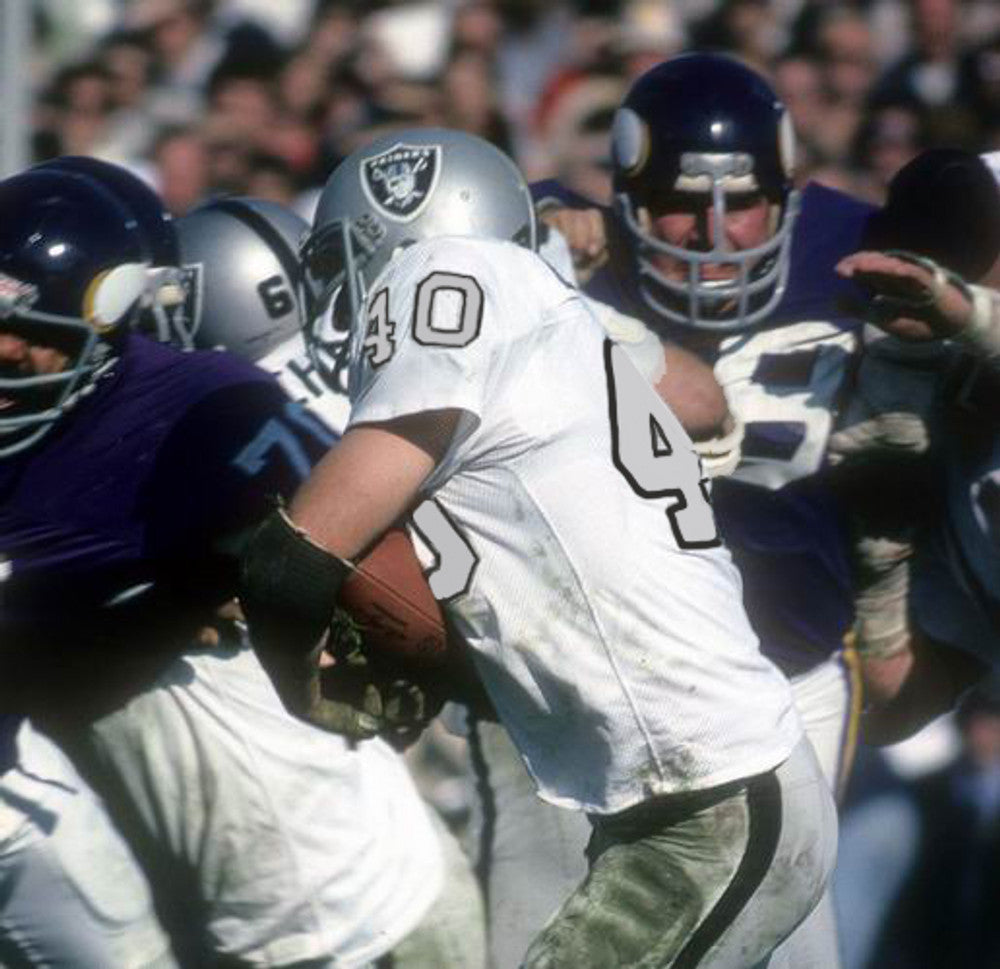 Oakland Raiders Pete Banaszak NFL jersey front view