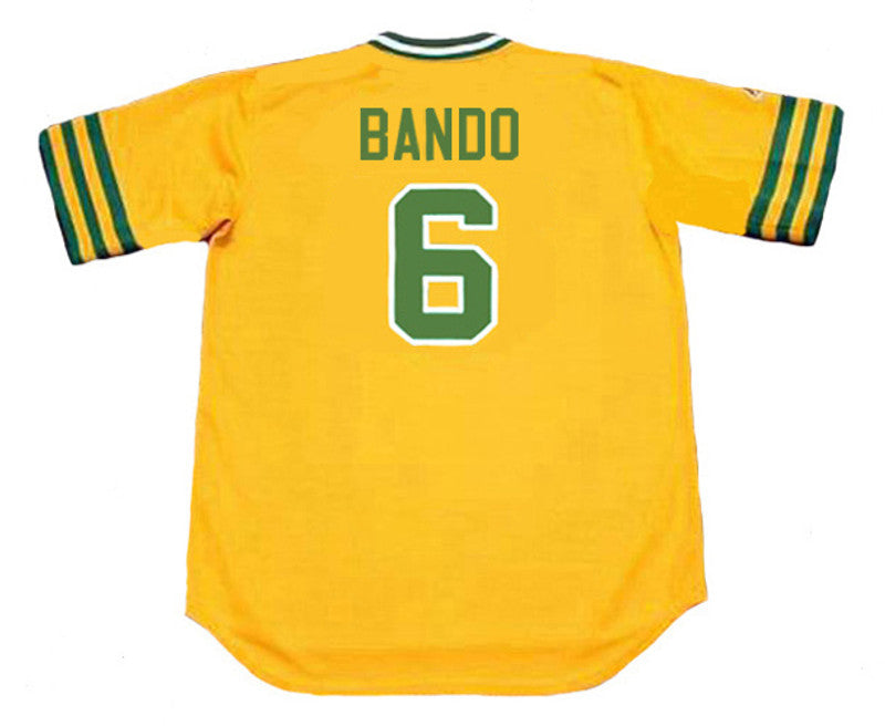 Oakland Athletics Sal Bando Cooperstown MLB jersey front view