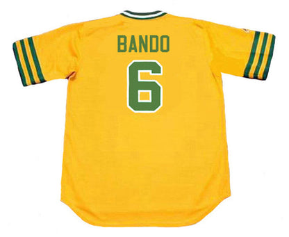 Oakland Athletics Sal Bando Cooperstown MLB jersey front view
