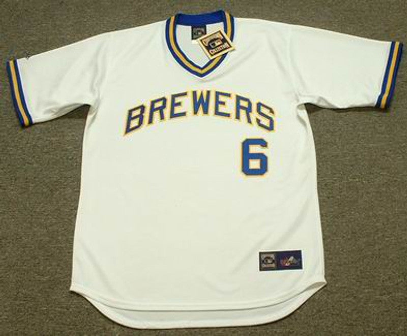 Milwaukee Brewers Sal Bando Cooperstown MLB jersey front view