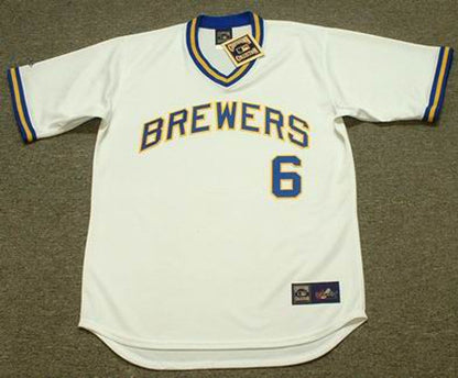 Milwaukee Brewers Sal Bando Cooperstown MLB jersey front view