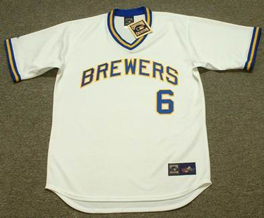 SB MB Milwaukee 1977 Cooperstown Throwback Home Stitched Jersey, Vintage Baseball Jersey, Retro Sewn Jersey